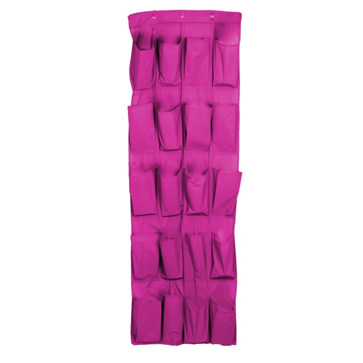 CUATRO ORGANIZADORES DE PARED FUCSIAS