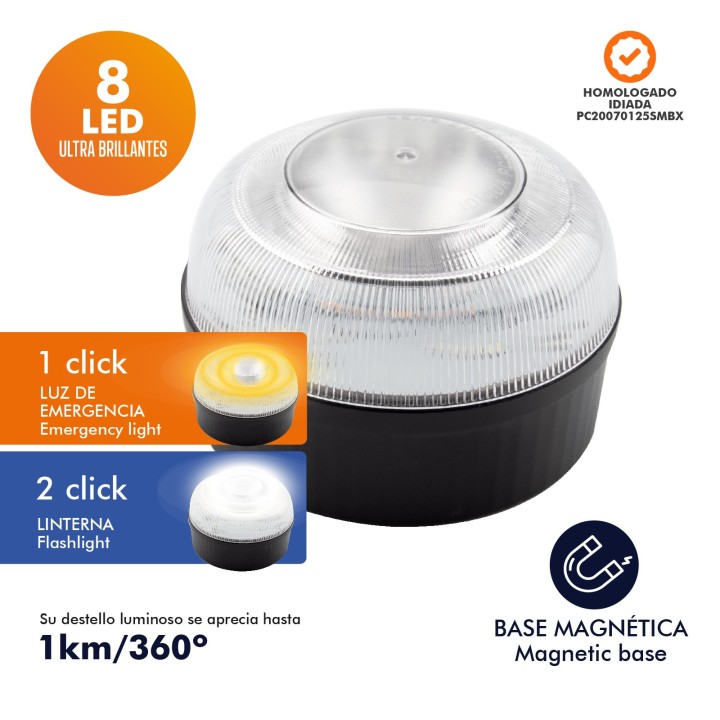 PACOTE PARA CARRO: LUZ DE EMERGÊNCIA, ASPIRADOR DE PÓ PORTÁTIL E VENTOSA ANTI-AMASSADOS