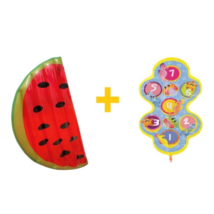 SET MATERASSO DI MELANCIA + GIOCO D'ACQUA