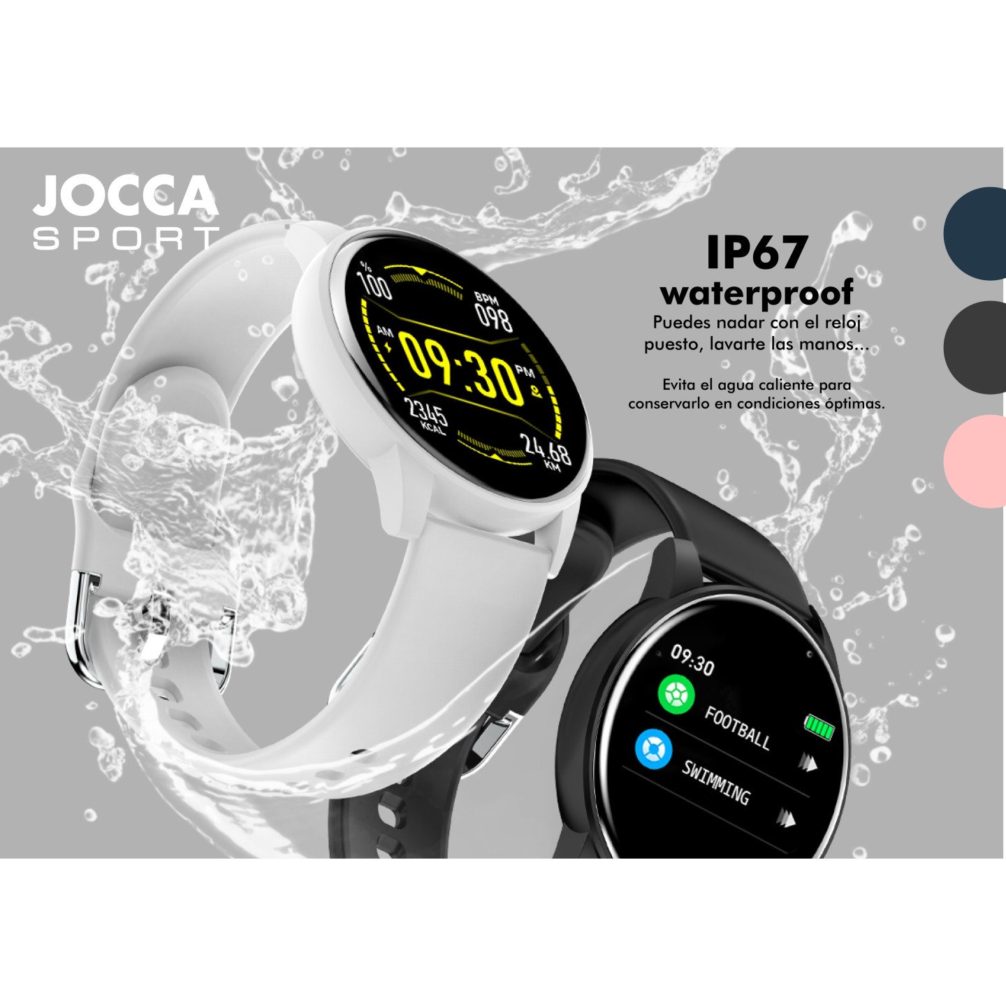 SMARTWATCH JOCCA SPORT NEGRO