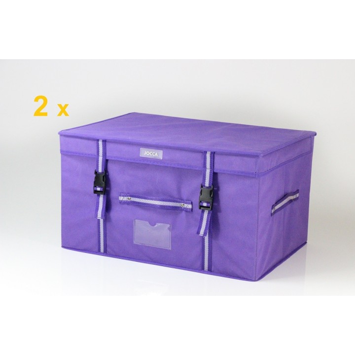 ▷ Set 2 baúles con bolsa ahorra espacio de Jocca