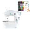 Machine à coudre portable avec 48 accessoires, double point et double opération | Jocca