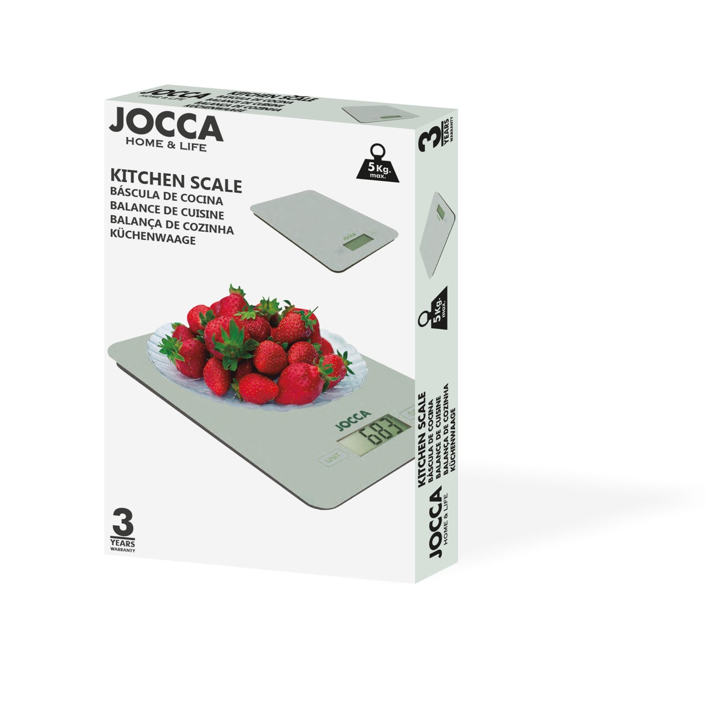 Échelle de cuisine Jocca blanc